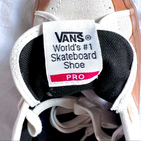 VANS Anthony Van Engelen Pro Skateboard Shoes (Size US Men's 9) White Suede - Picture 7 of 9